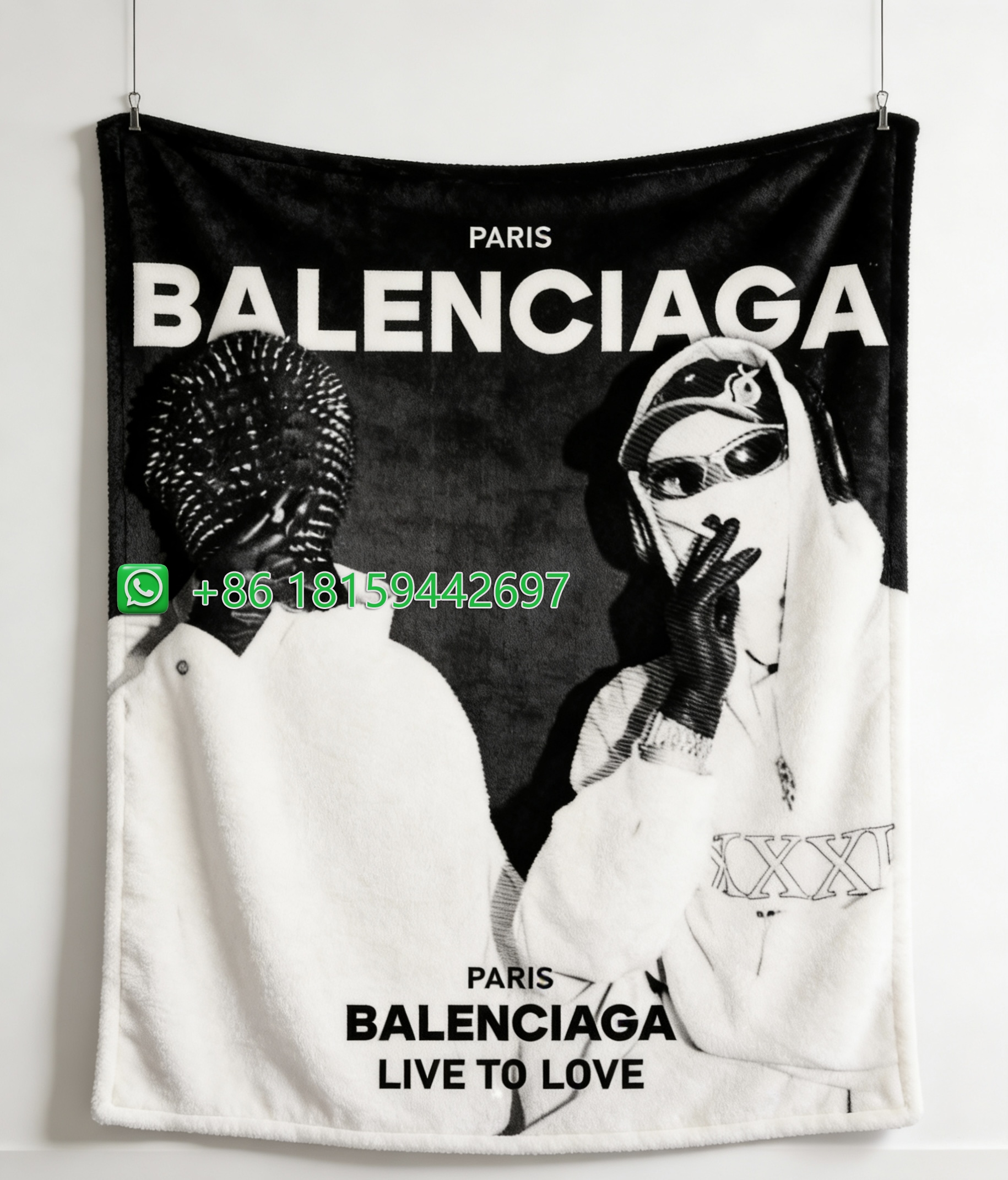 Balenciaga Throw Blankets